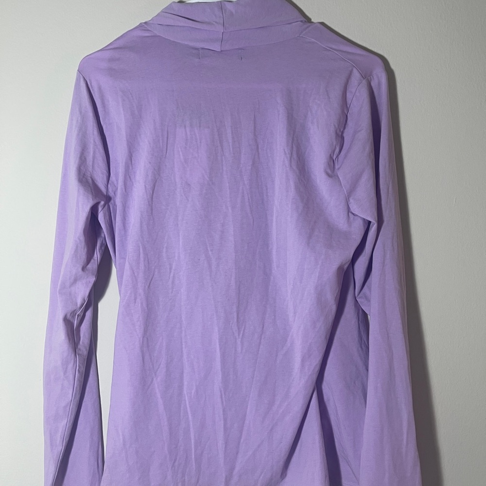 Ralph Lauren Lilac Gathered Top Size PL - Picture 2 of 3